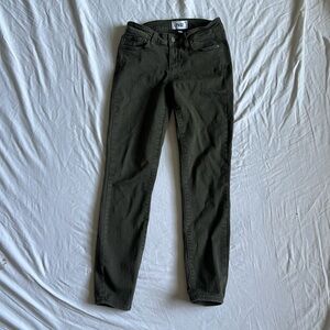 Paige Olive Verdugo Ankle Pants Size 25